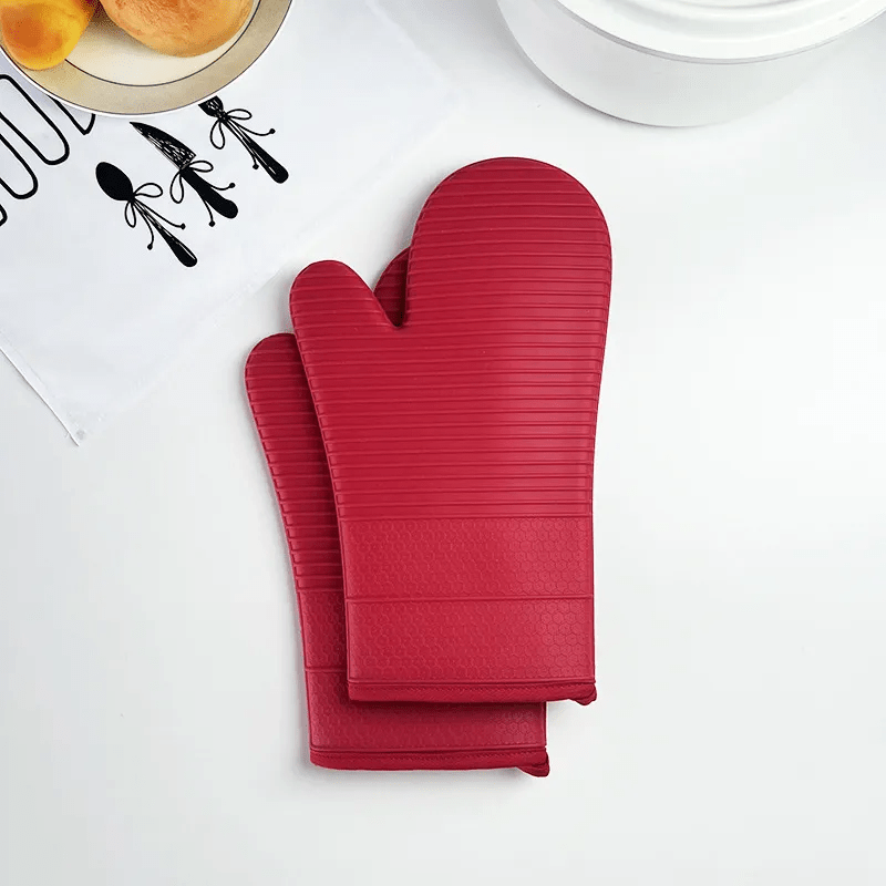 TempGuard Pro Silikon-Ofenhandschuhe – rutschfester Hitzeschutz