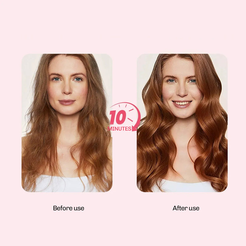 StyleFusion 1.5palcový horkovzdušný kulatý kartáč — styler na vlasy | ionizační, 6 nastavení teploty