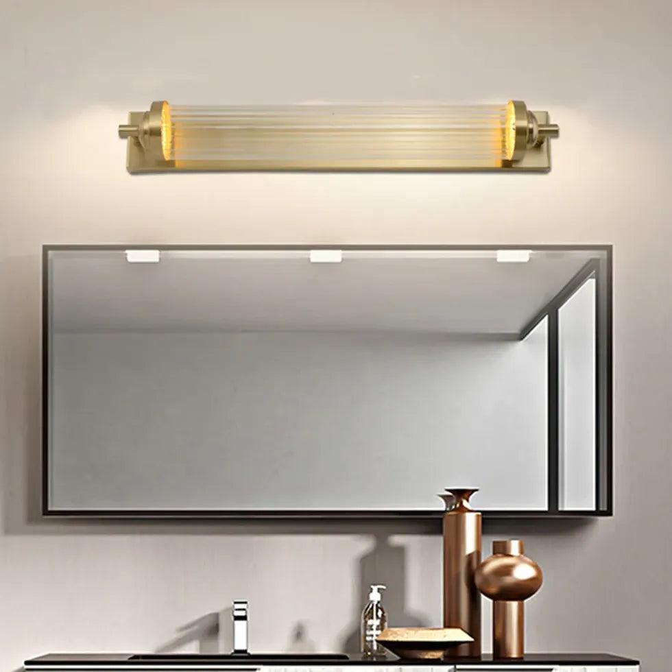 Apliques de pared de cobre para baño con diseño de estilo americano | livraina