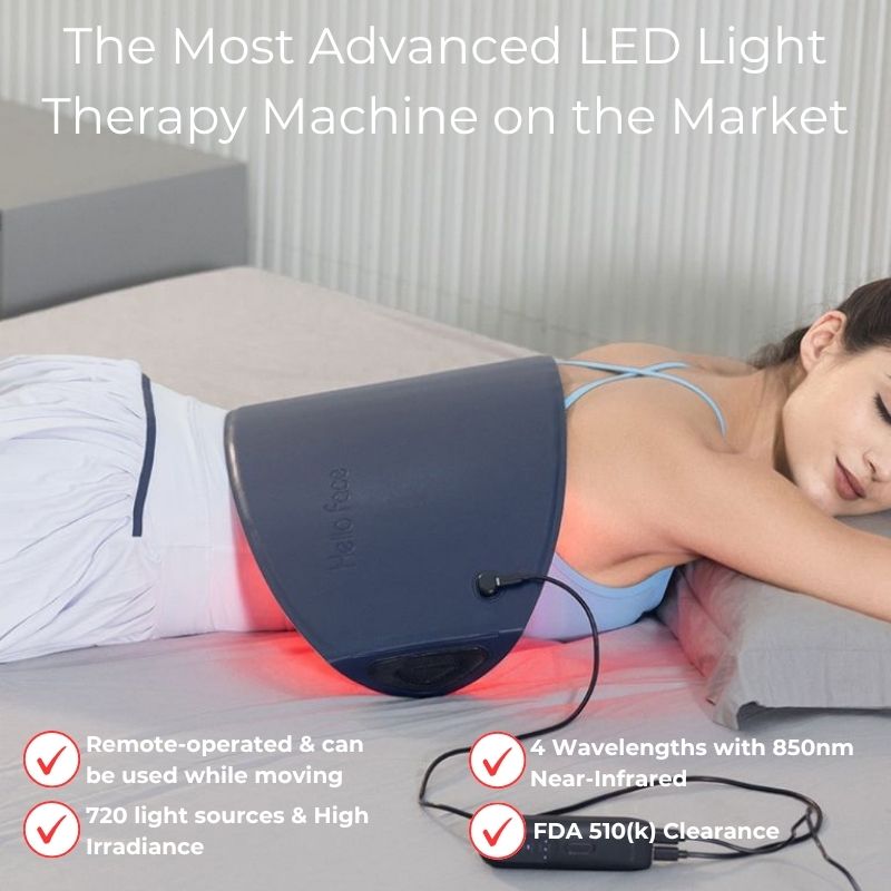 جهاز احترافي للعلاج بضوء LED — عناية بالبشرة متعددة الأطوال الموجية