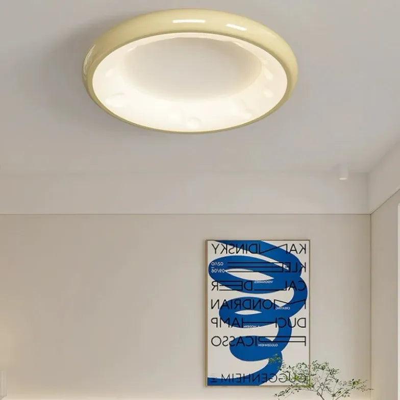 Krémová kruhová stropní LED svítidla | livraina