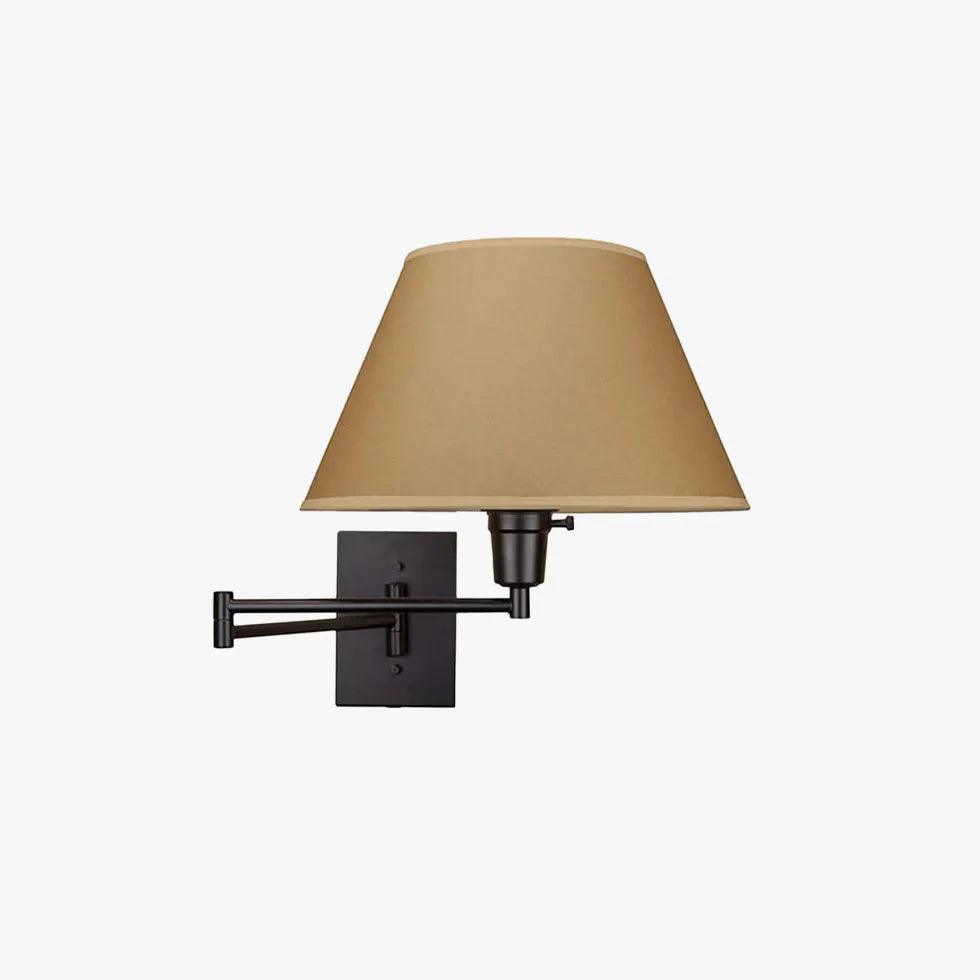 Justerbar vegglampe med stoff til soverommet | livraina
