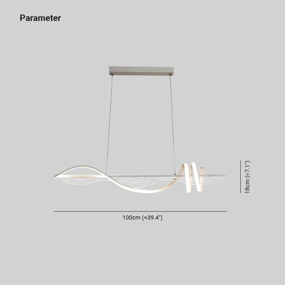 Creatieve led-hanglamp voor de eetkamer | livraina