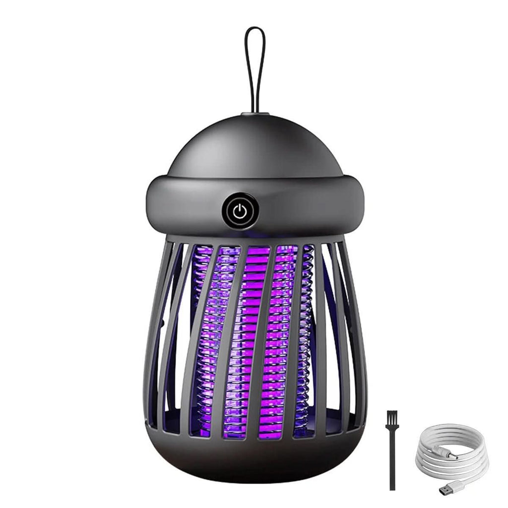 Lâmpada Mata-Mosquitos UV Silenciosa QuietGuard — Grelha de 3000V