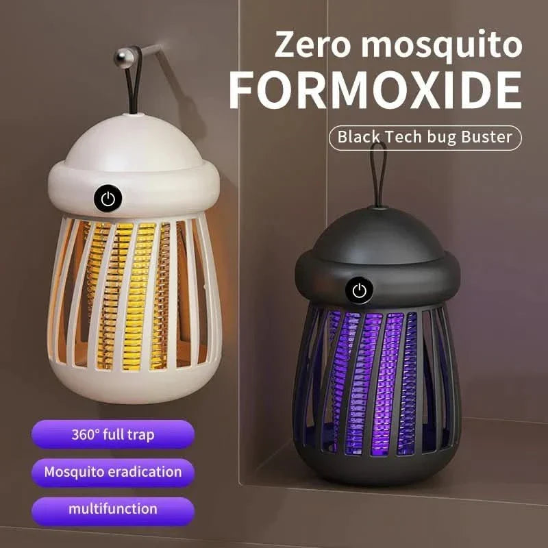 Lâmpada Mata-Mosquitos UV Silenciosa QuietGuard — Grelha de 3000V