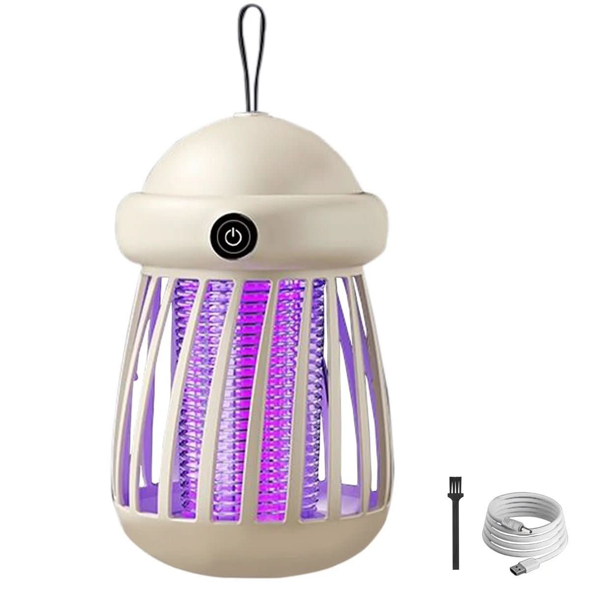 Lâmpada Mata-Mosquitos UV Silenciosa QuietGuard — Grelha de 3000V