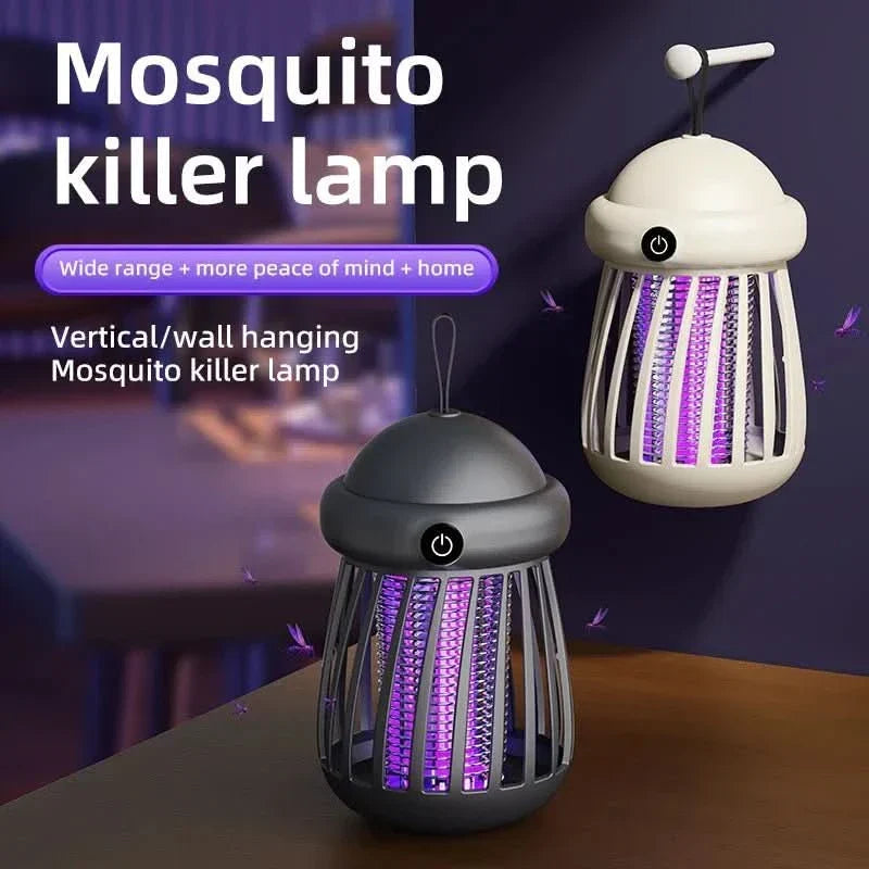 Lâmpada Mata-Mosquitos UV Silenciosa QuietGuard — Grelha de 3000V