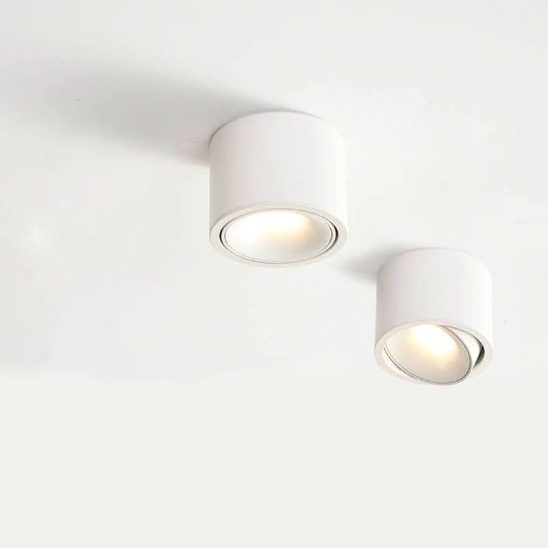 מנורת תקרה עגולה LED מינימליסטית NovaDisk — תאורה ממוקדת