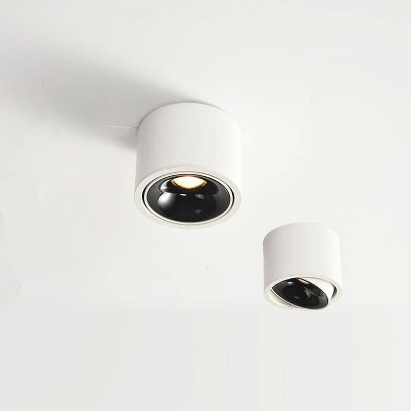 מנורת תקרה עגולה LED מינימליסטית NovaDisk — תאורה ממוקדת