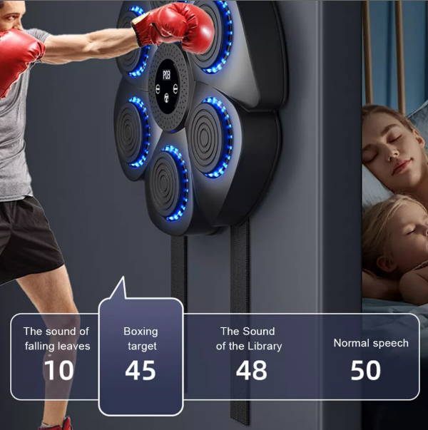 Rhythm Boxing Pad — Music-Driven Interactive Punching Wall