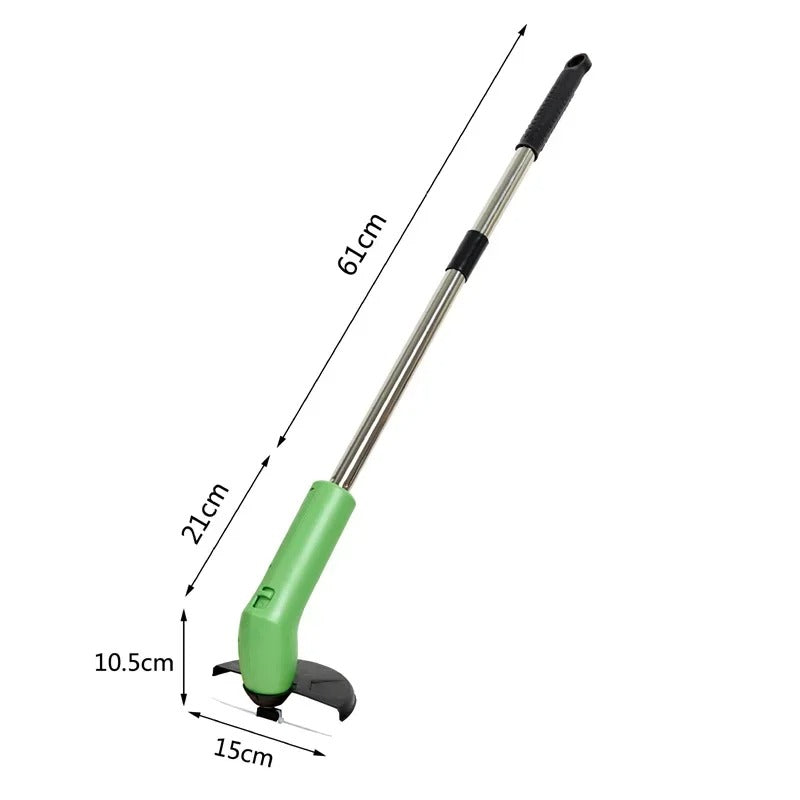 Kabelloser akkubetriebener Unkrautstecher und Rasentrimmer – 24 V, 18.000 U/min Motor, ergonomischer Griff