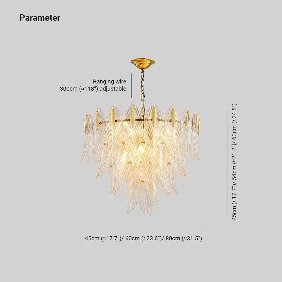 Moderne hanglampen met luxueuze glazen bloemblaadjes | livraina