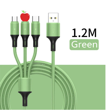Moniliitäntäinen USB-kaapeli – 3-in-1-latausratkaisu | livraina