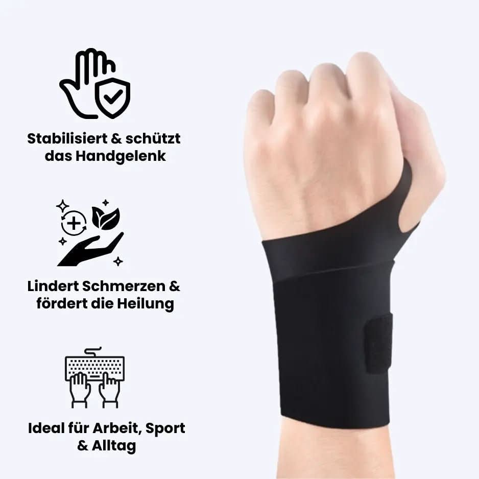 Muñequera médica para el túnel carpiano, la tendinitis y el alivio de lesiones por esfuerzo repetitivo