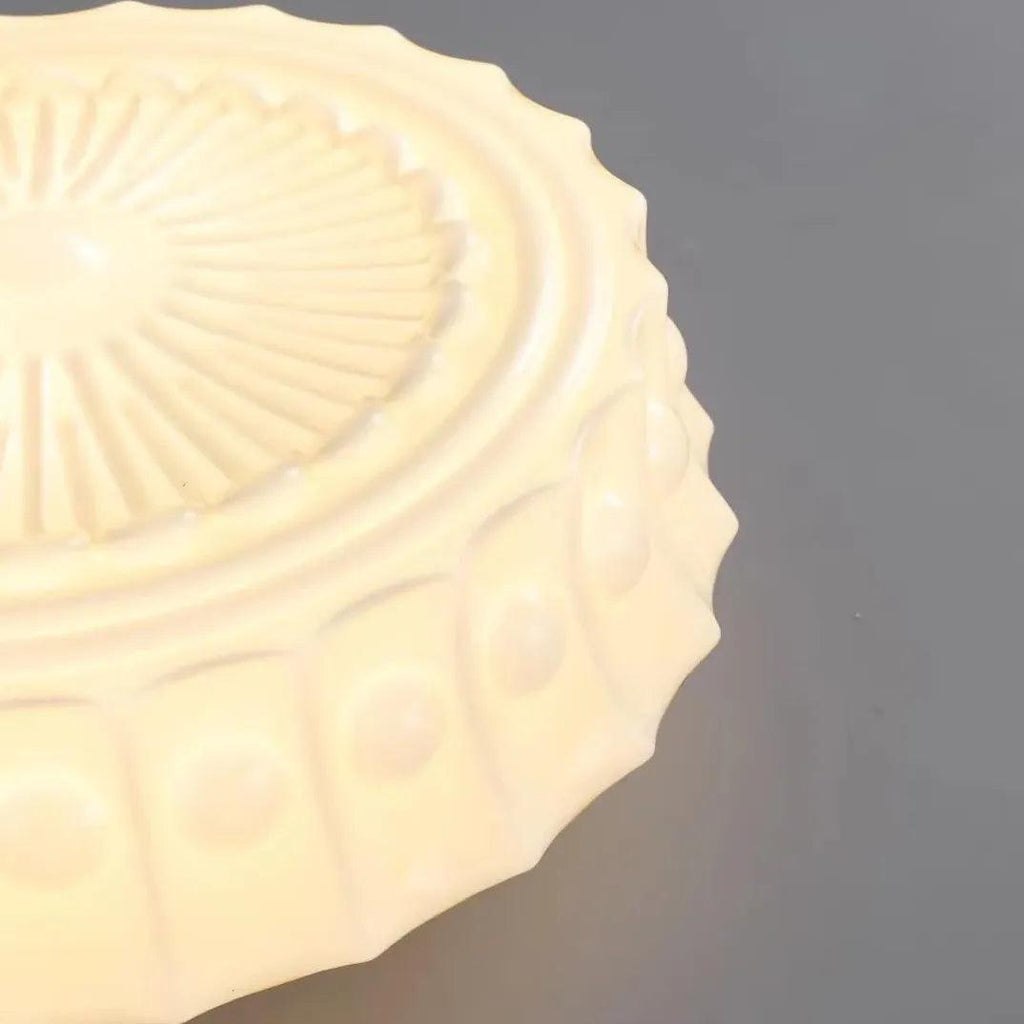 Franse retro glazen hanglamp voor de slaapkamer | livraina
