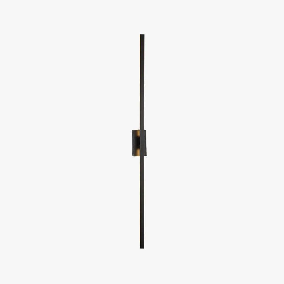 Černé minimalistické dlouhé nástěnné LED světlo | livraina