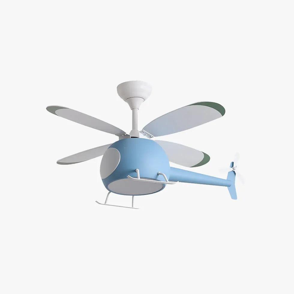 Ventilator de tavan în formă de avion, cu lumină reglabilă, pentru copii | livraina