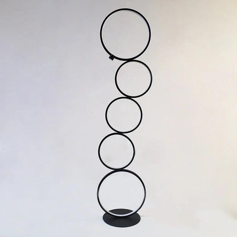 Lampadaire de chevet LED simple à cinq anneaux | livraina