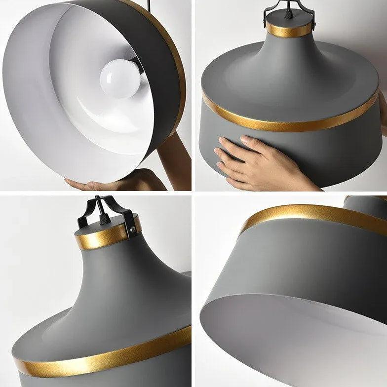 Nordiske pendellamper i aluminium til spisestuen | livraina