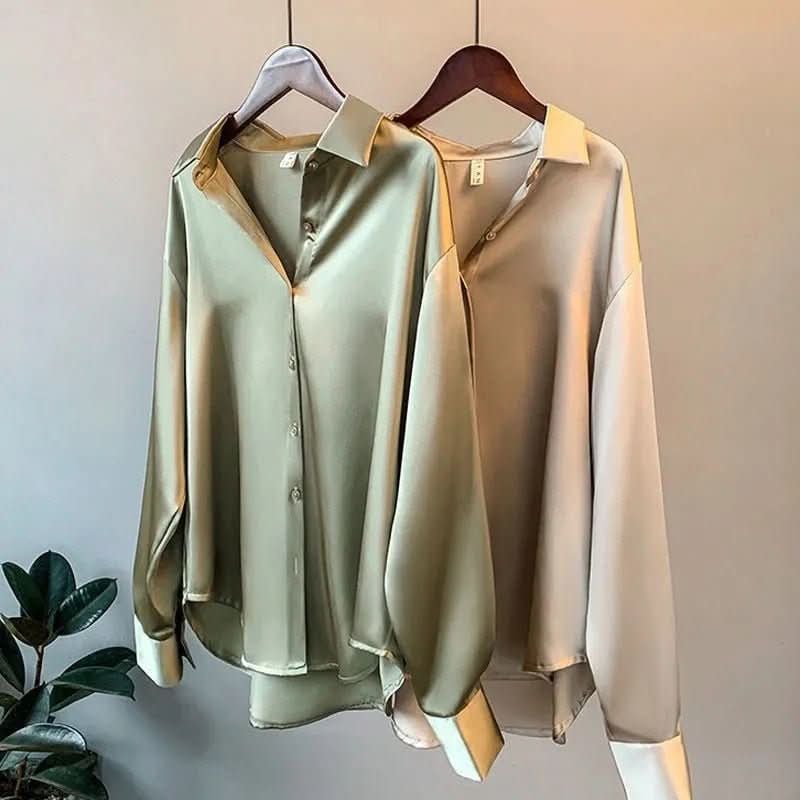 Aurora Silk Blouse for Women — Elegant, Luxurious Finish
