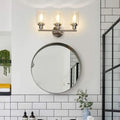 Lámparas de pared de hierro metálico de estilo estadounidense para baño | livraina