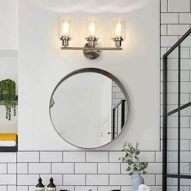 Lámparas de pared de hierro metálico de estilo estadounidense para baño | livraina