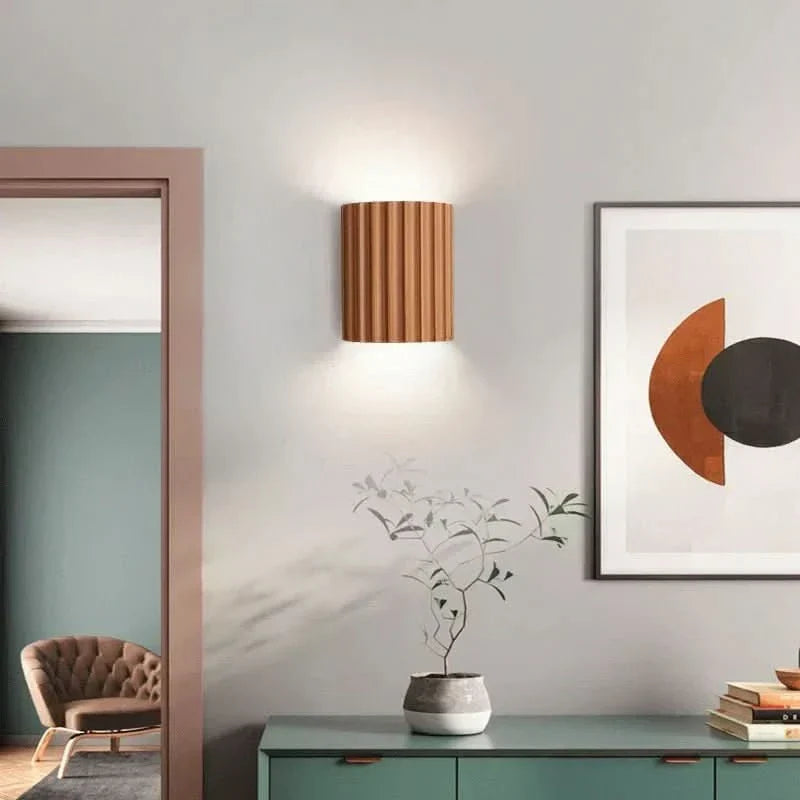LumaNest műgyanta fali lámpa - modern, hangulatos LED-fénnyel