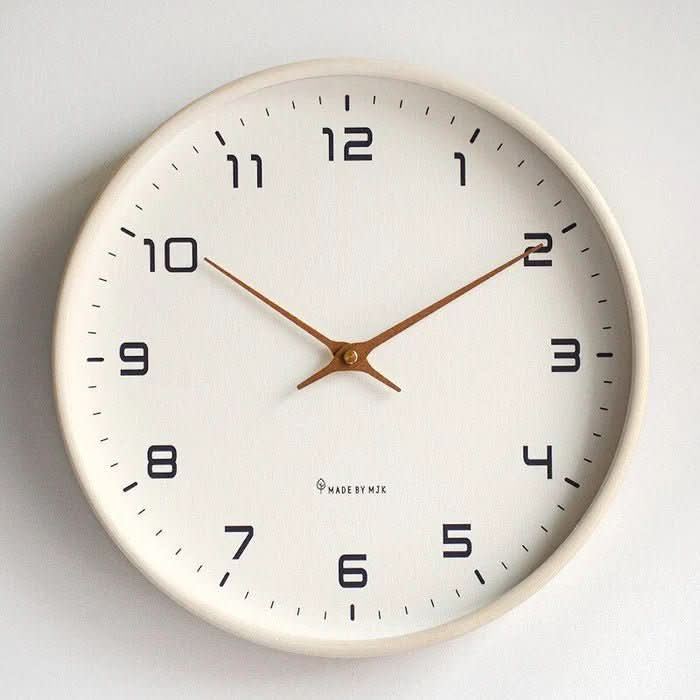 Reloj de pared de madera ArborLux — movimiento silencioso y estilo nórdico