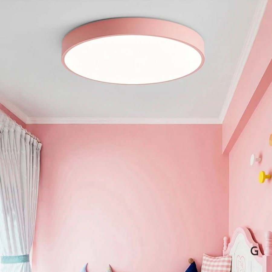 Lampada da soffitto LED in legno nordico Macaron LumosNest, luce calda