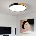 Lampada da soffitto LED in legno nordico Macaron LumosNest, luce calda