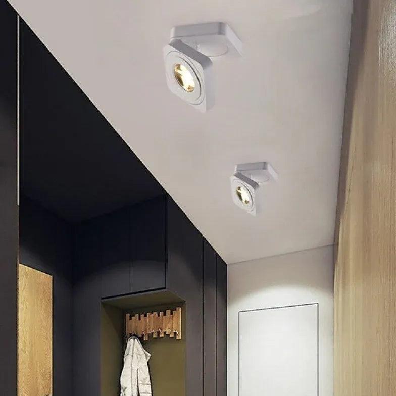 Iluminación de techo minimalista giratoria y ajustable | livraina