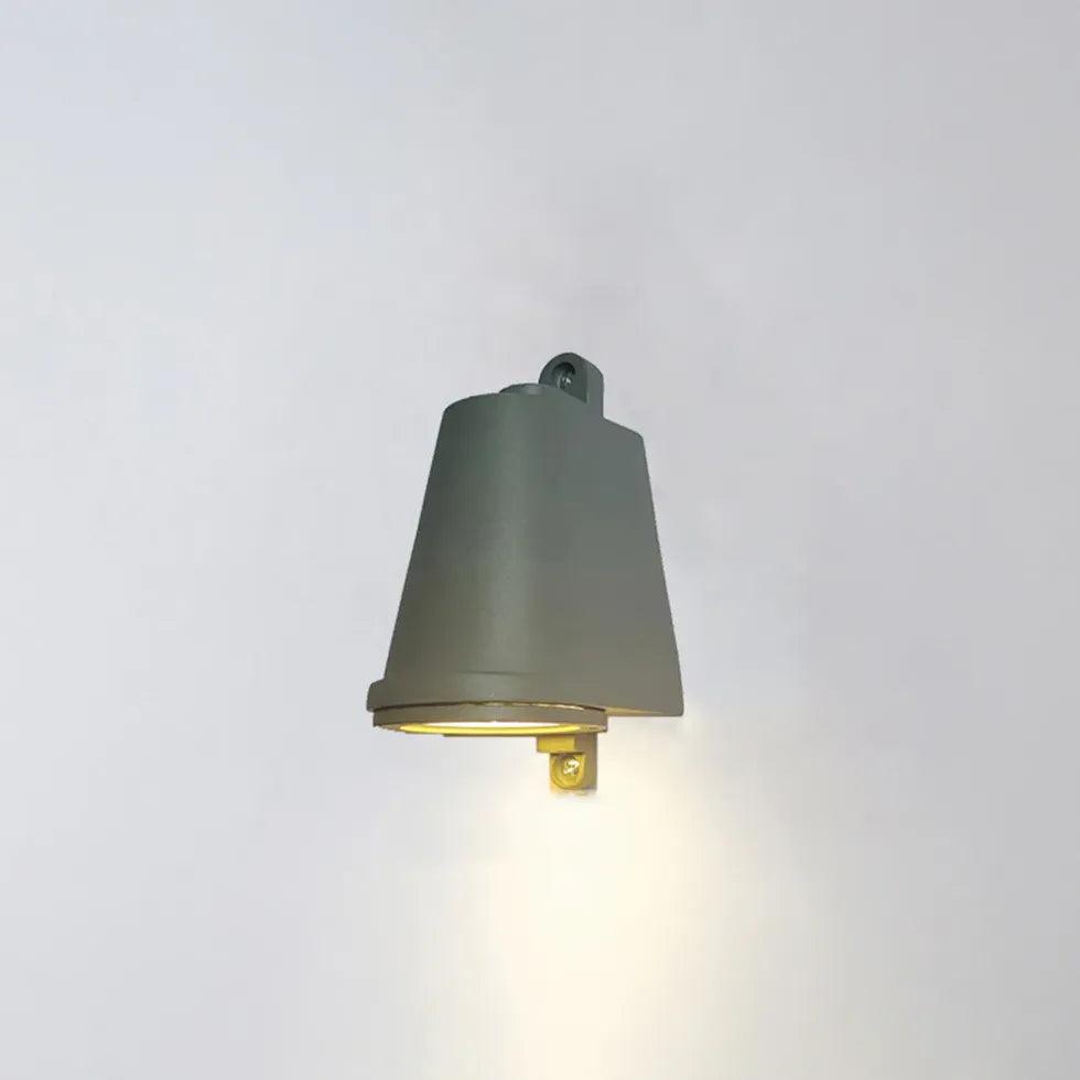 Industriell väggbelysning i gjuten aluminium med hästskodesign | livraina