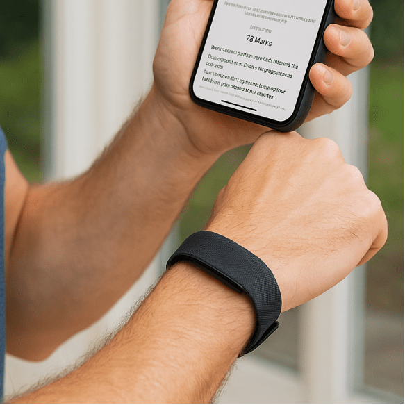 AeroPulse waterdichte fitnesstracker — hartslag, zuurstof en activiteit