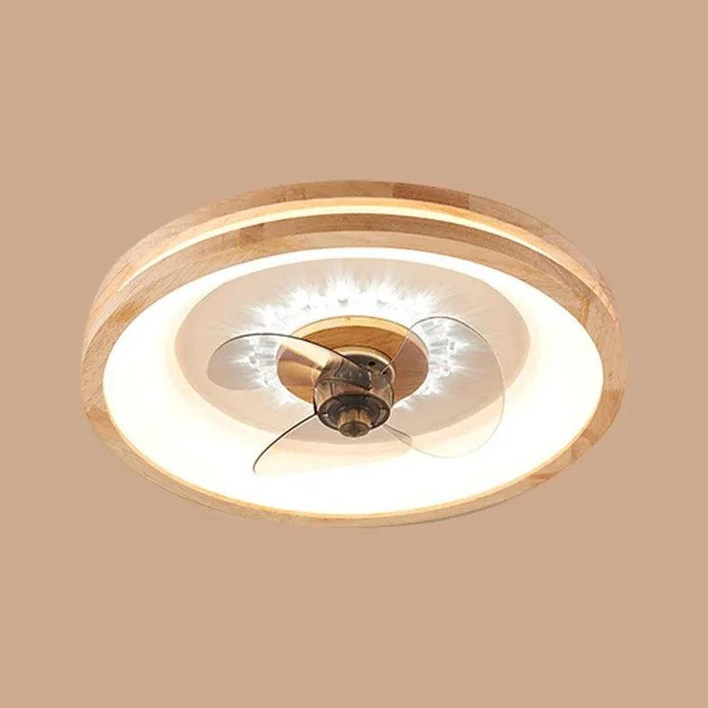 Fából készült mennyezeti ventilátor lámpával hálószobába | livraina