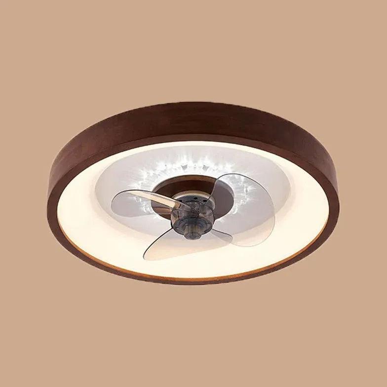 Fából készült mennyezeti ventilátor lámpával hálószobába | livraina