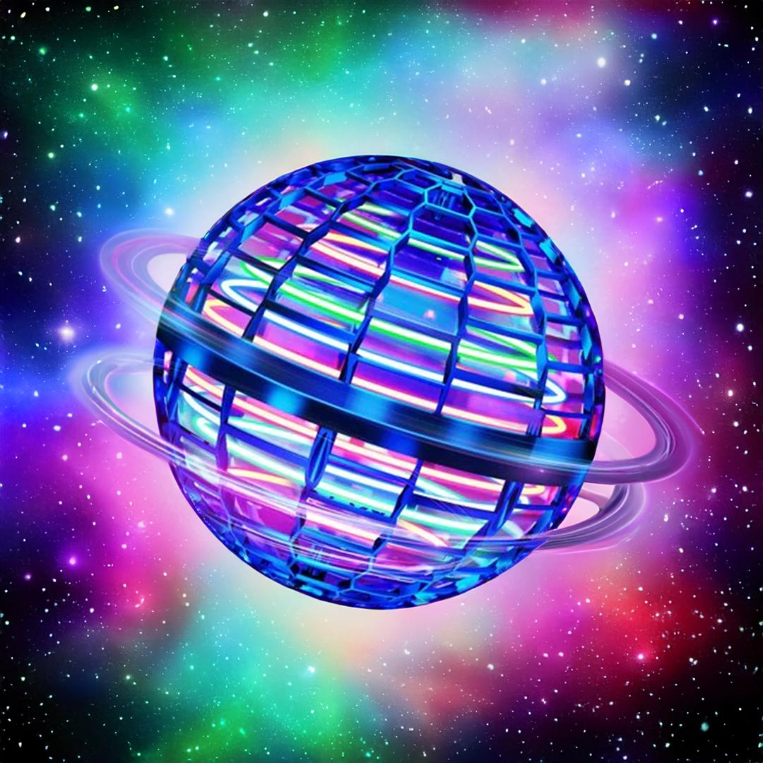 Vortex Orb Pelota voladora — boomerang giroscópico RGB recargable por USB