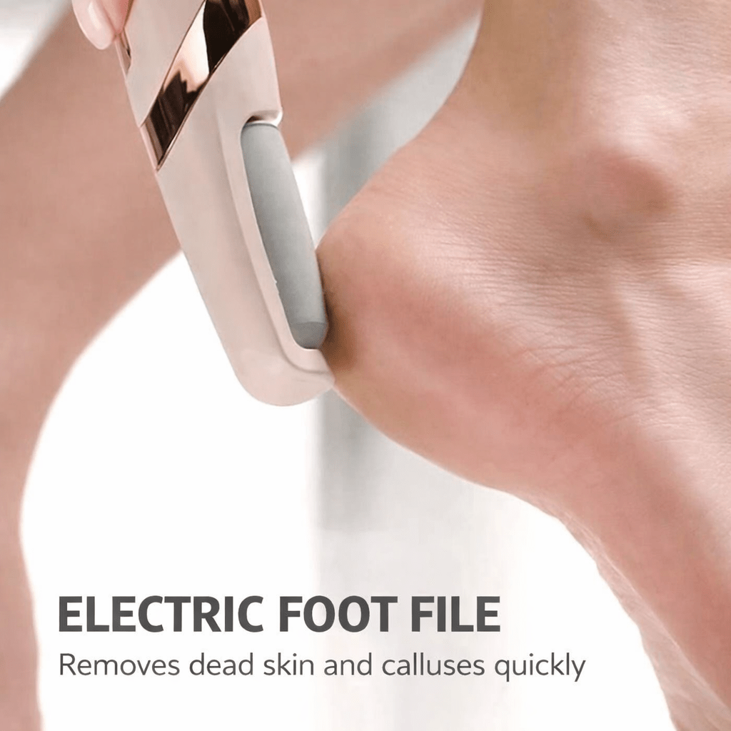 Rimuovi calli elettrico FootPro a doppia velocità — Impugnatura ergonomica, risultati professionali