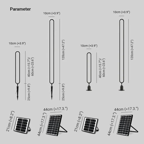 Aluminium Oval Landscape Bollard Lights for Outdoor | livraina