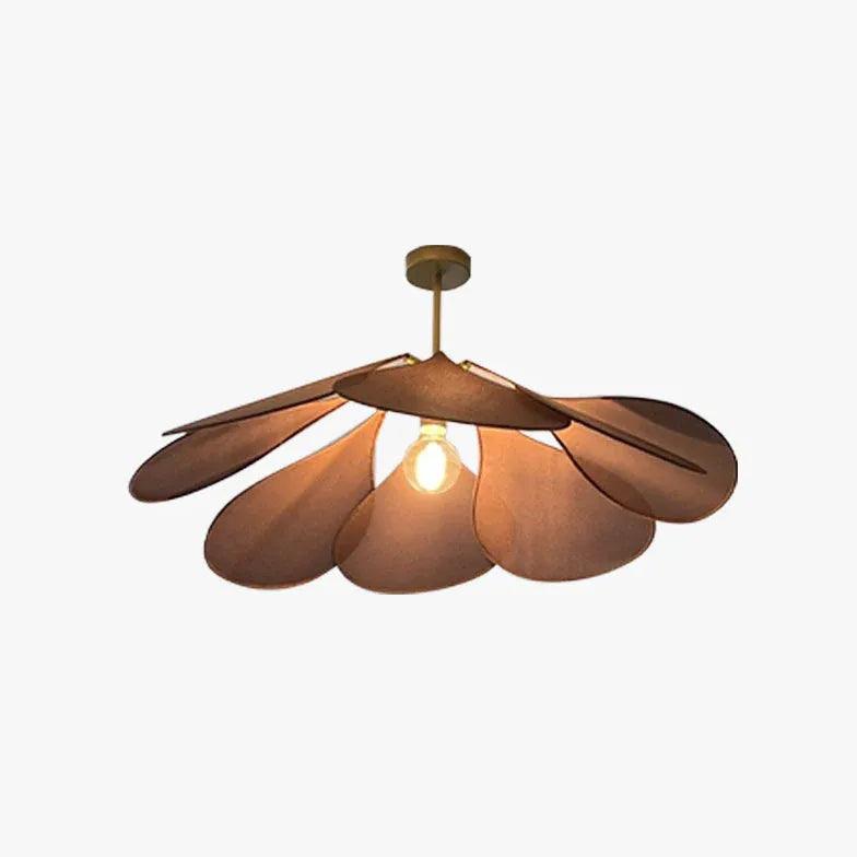 Boheemse vintage hanglampen van stof met bloemblaadjesontwerp | livraina