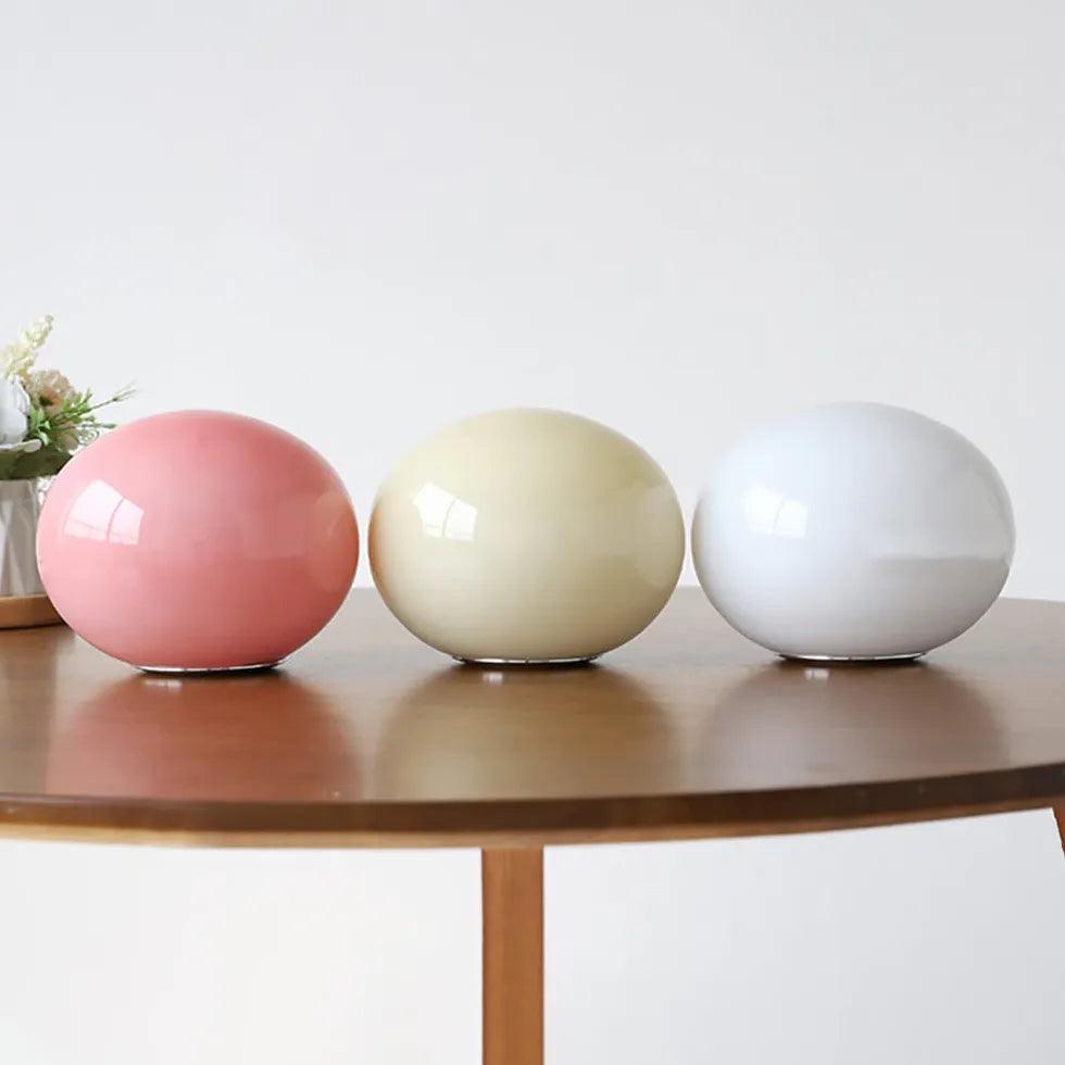 Gouden hanglamp met glazen takdesign in crème en roze | livraina