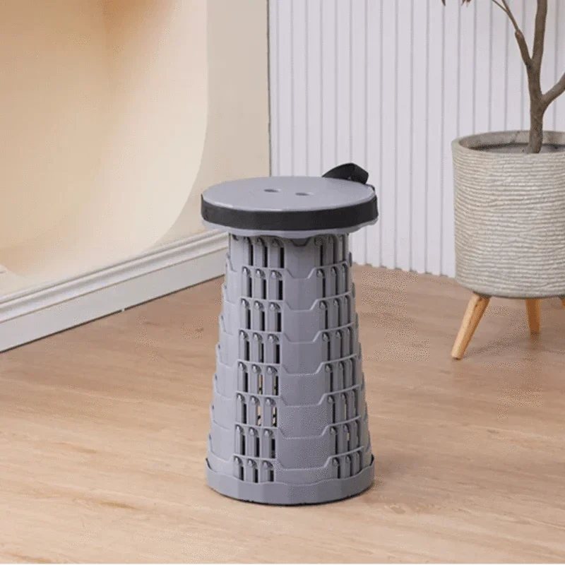 TrailFlex Telescopic Folding Stool — 12 Adjustable Height Positions