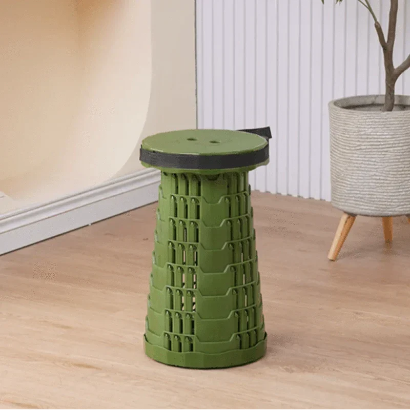 TrailFlex Telescopic Folding Stool — 12 Adjustable Height Positions
