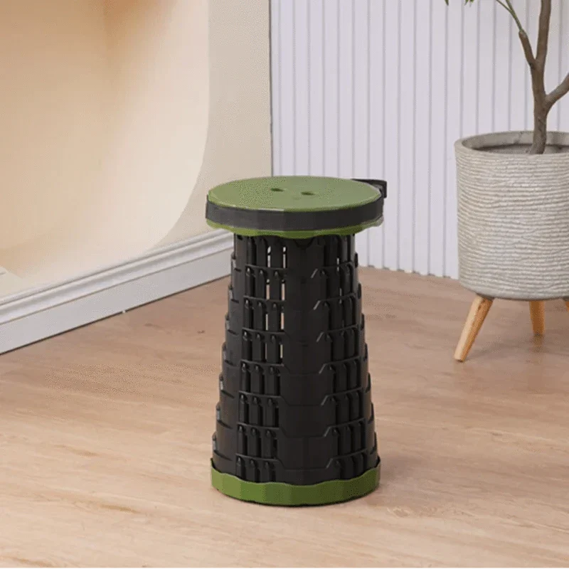 TrailFlex Telescopic Folding Stool — 12 Adjustable Height Positions