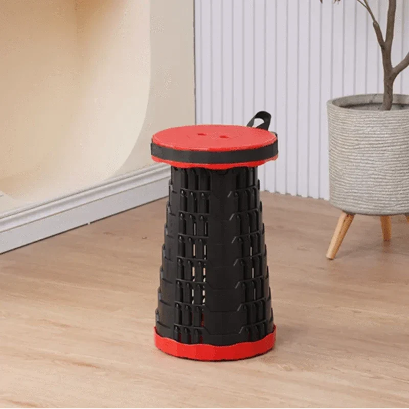 TrailFlex Telescopic Folding Stool — 12 Adjustable Height Positions
