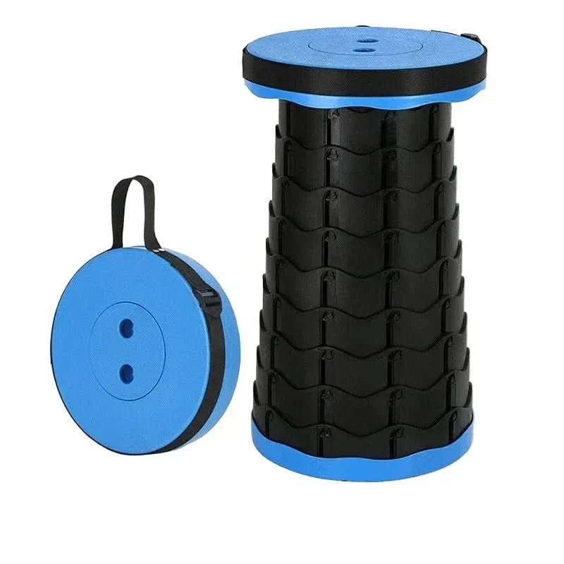 TrailFlex Telescopic Folding Stool — 12 Adjustable Height Positions