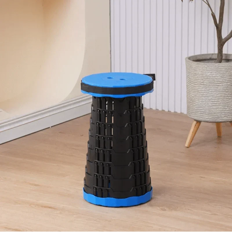 TrailFlex Telescopic Folding Stool — 12 Adjustable Height Positions