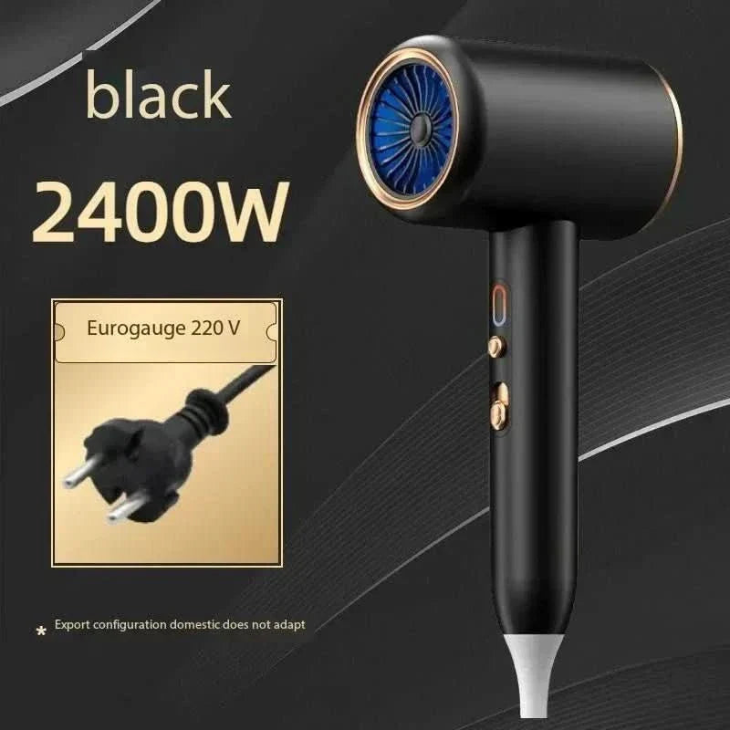 NovaGlow 2400-W-Ionen-Haartrockner - Schnelles Trocknen, Frizz-Kontrolle und Glanz