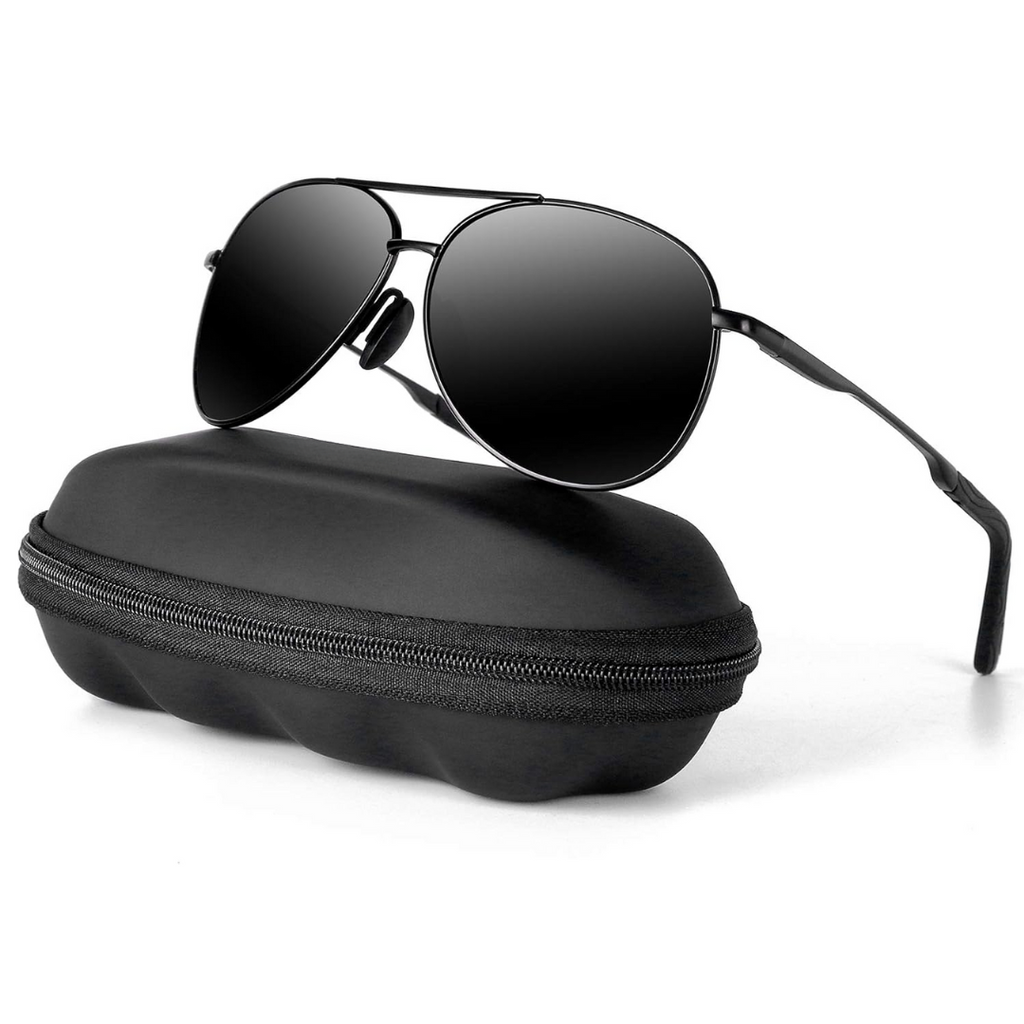 Polarisierte Aviator-Sonnenbrille Joey – UV400-Schutz durch umfassende Linsenabdeckung