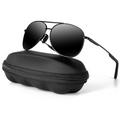 Polarisierte Aviator-Sonnenbrille Joey – UV400-Schutz durch umfassende Linsenabdeckung