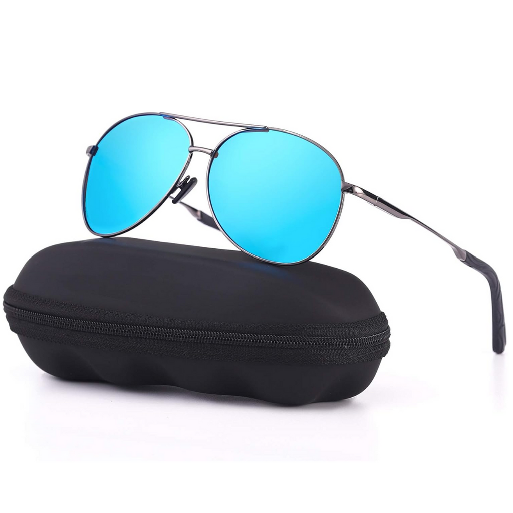 Polarisierte Aviator-Sonnenbrille Joey – UV400-Schutz durch umfassende Linsenabdeckung